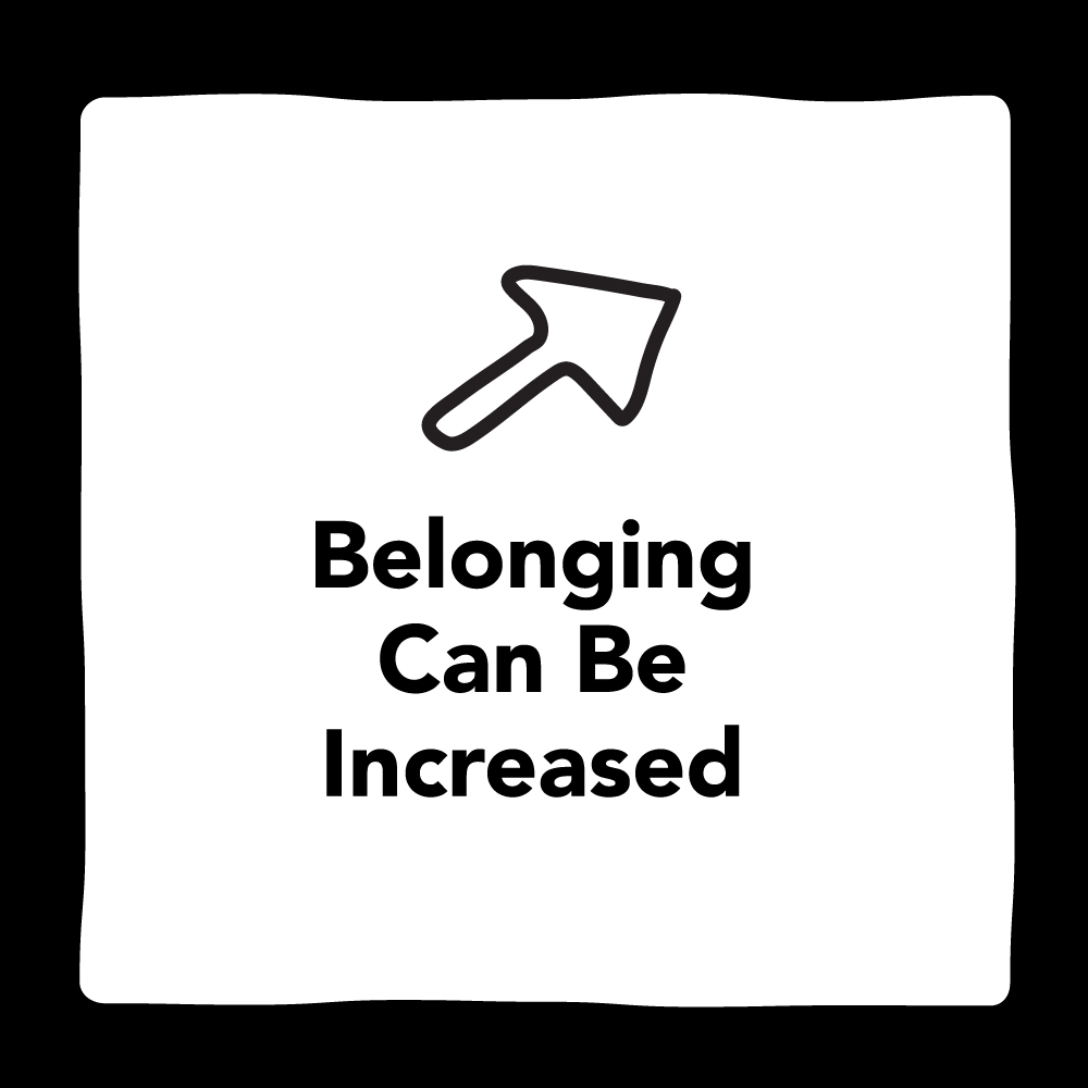 Belonging Can Be Increased