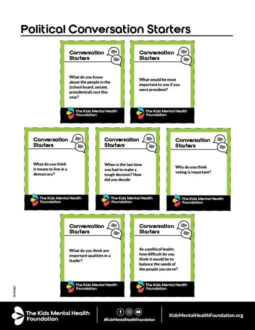 talking about politics with your kids downloadable activity preview