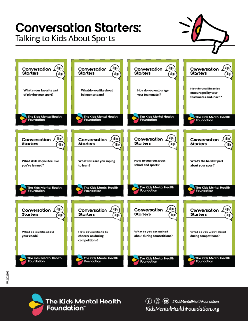 Student Athlete Conversation Starters Download Preview