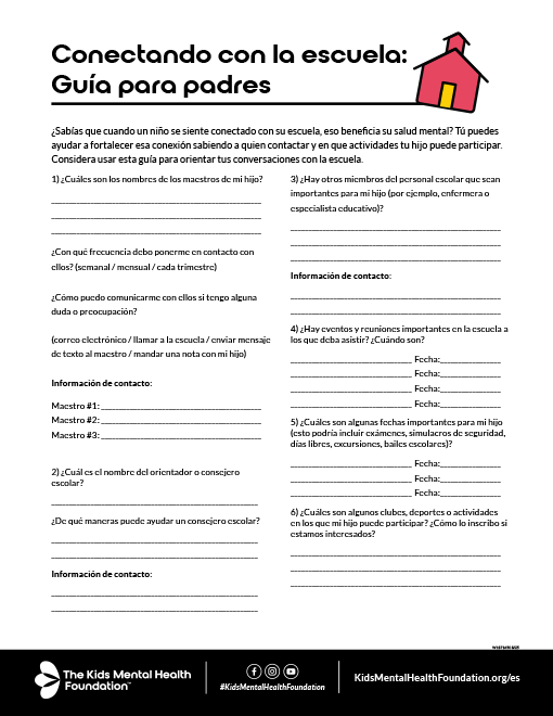 Conectando con la escuela: Guía para padres